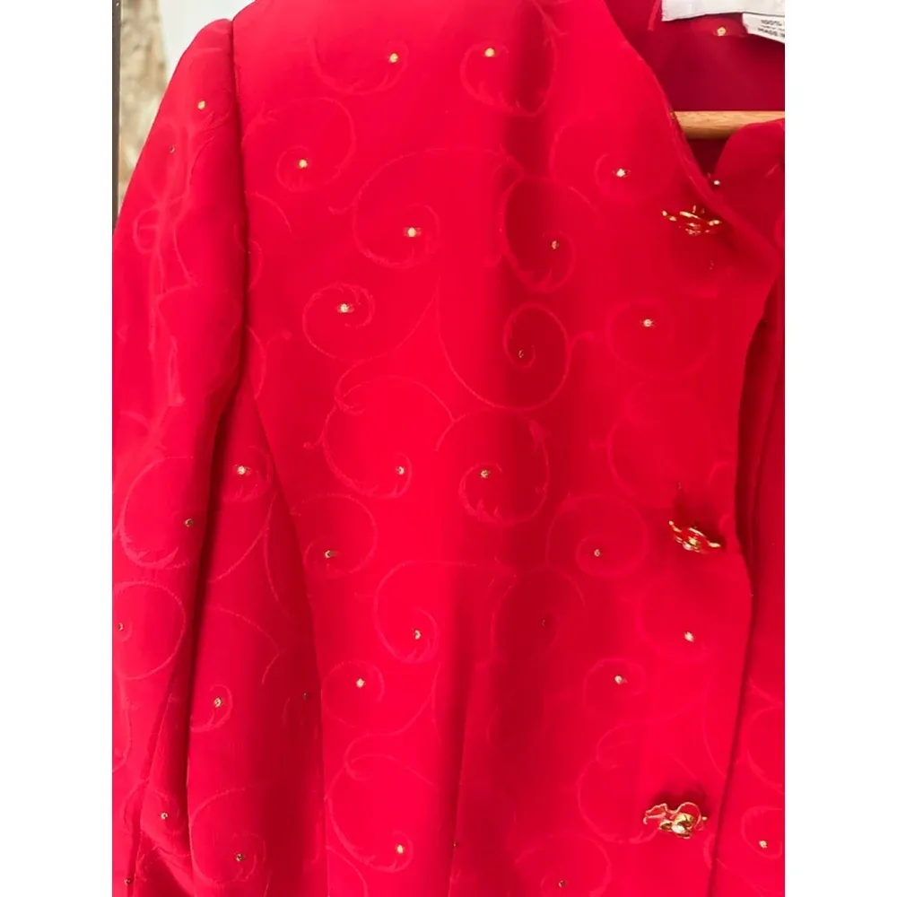 Um Collections Sparky Blazer Size 4 Pink Vintage - Image 2