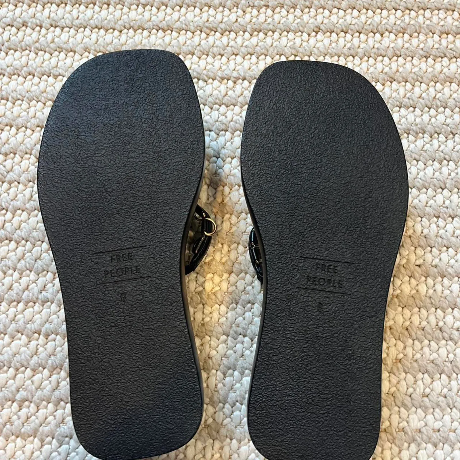 Free People Midas Touch Flatform Sandal in Black - Image 5