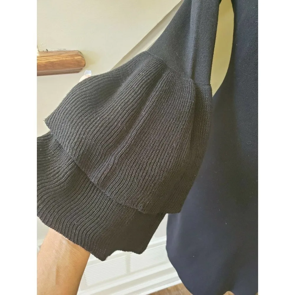 Nina Leonard Black Dress Size Small - Image 4