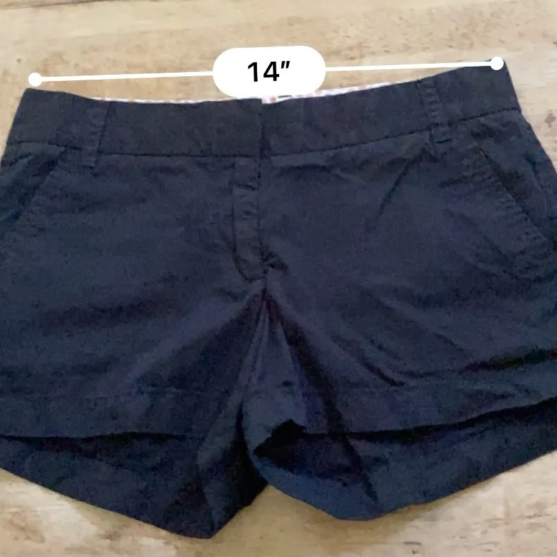 J Crew Women’s Sz 0?‎ Black Broken In 3” Chino Short - Image 7