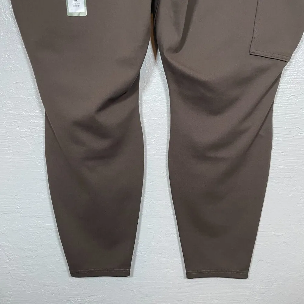 Carhartt Women Plus Size 3X Brown Force Fitted Midweight Utility Legging Pockets - Image 6