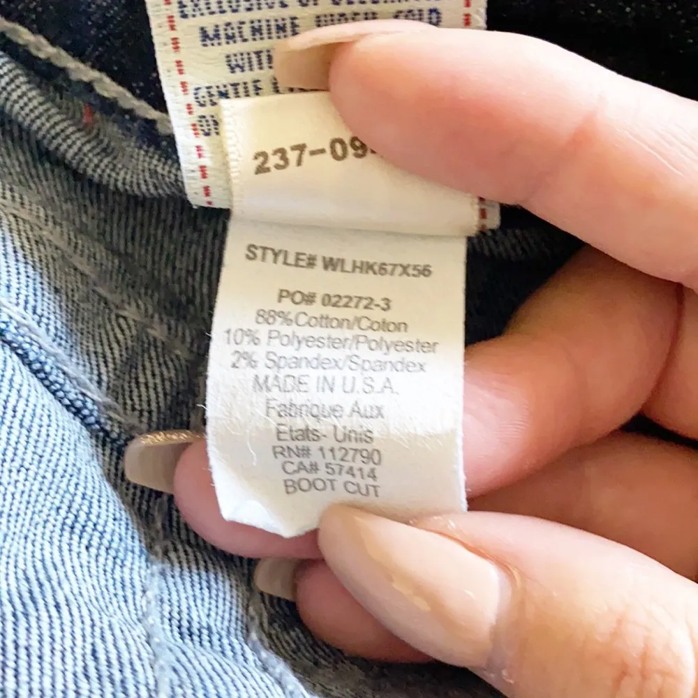 True Religion Dark Wash Jewel Pocket Bootcut Jeans - Image 13