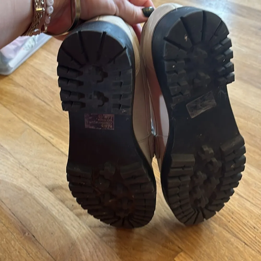 Cream colored platform mules - Image 4