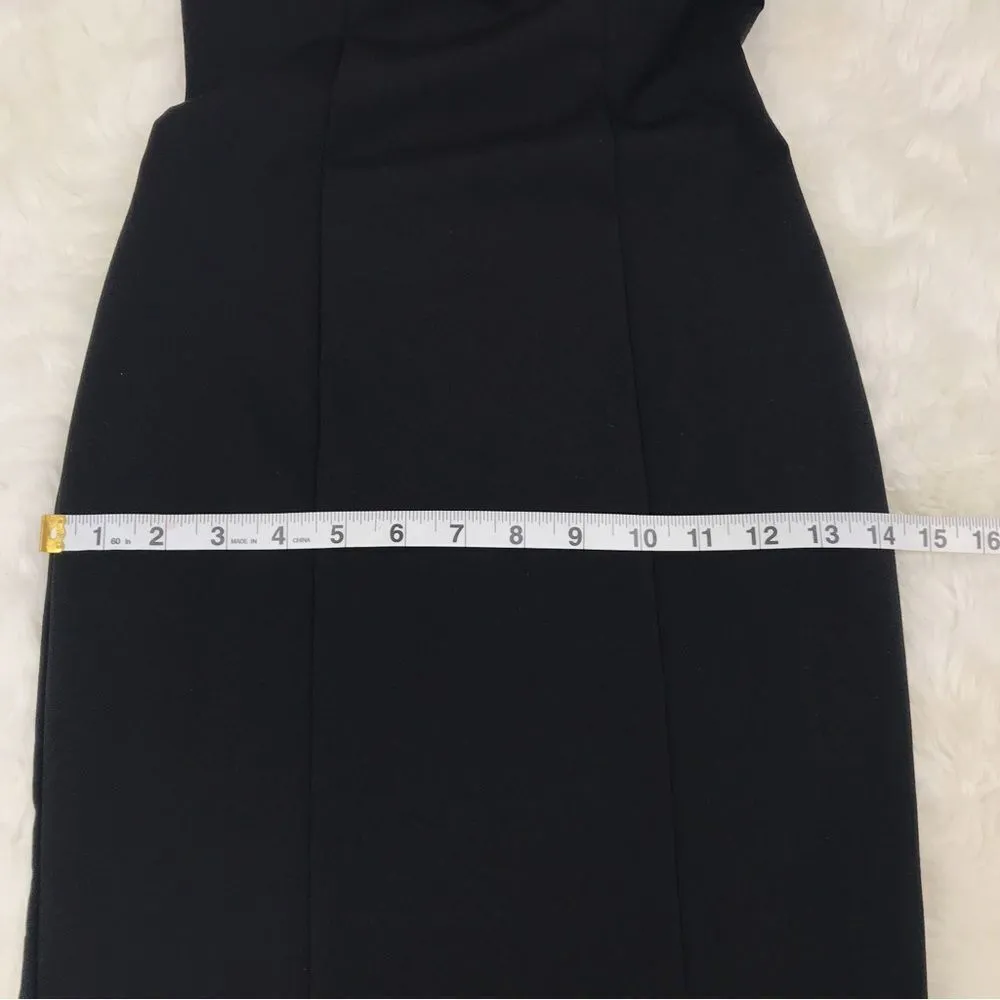 FINDERS KEEPERS Black‎ Lace Up Bodycon Midi Dress Sleeveless Fitted Size XXS - Image 15