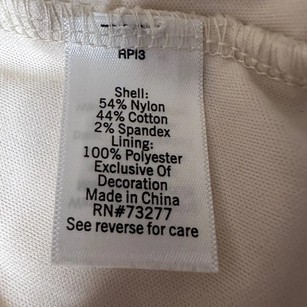 SO Cream Colored Layered Lace Sleeveless Blouse Shirt size XL - Image 6