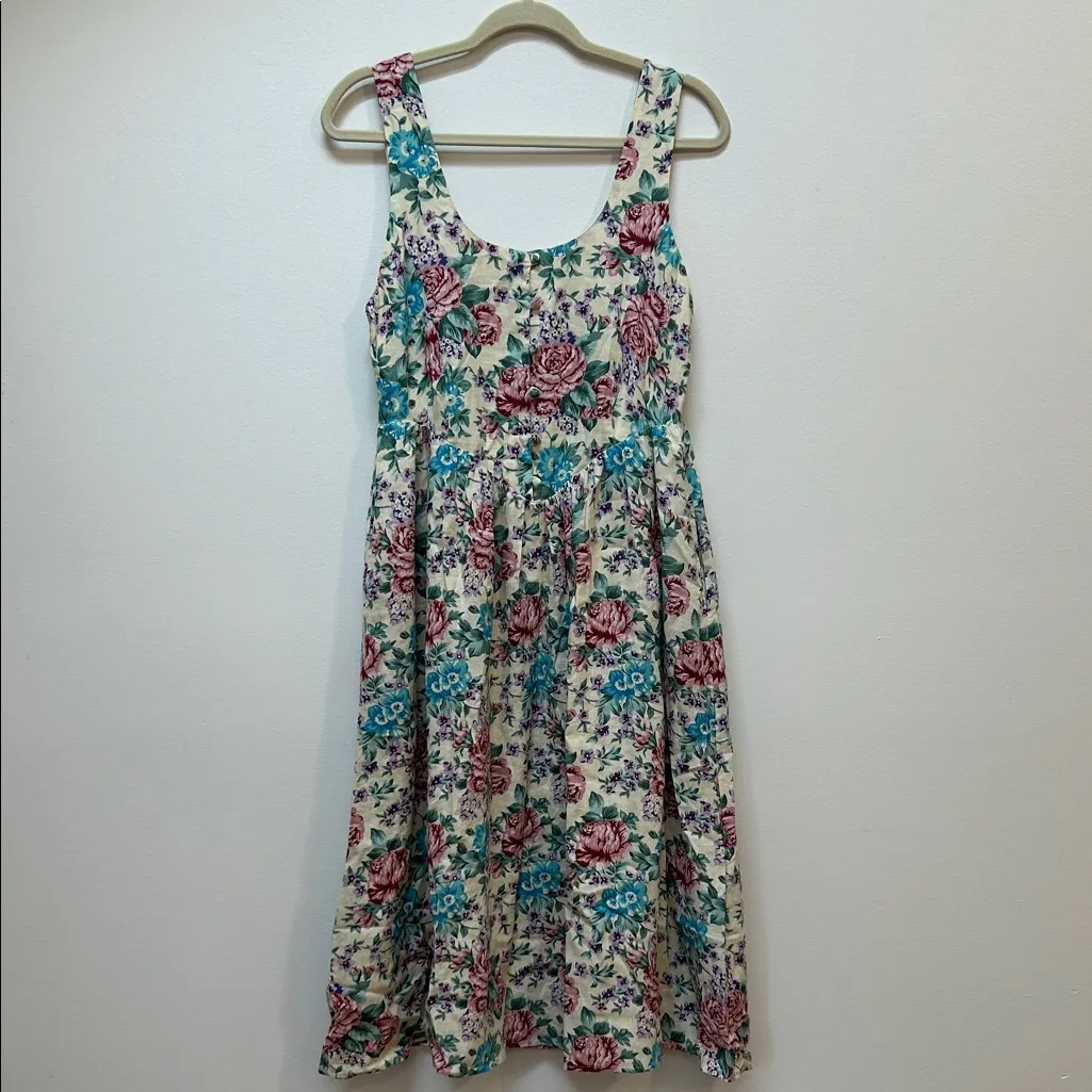 Rolla's Leonie Rosette Dress‎ Buttercream Yellow Basque Waist Size Large - Image 6