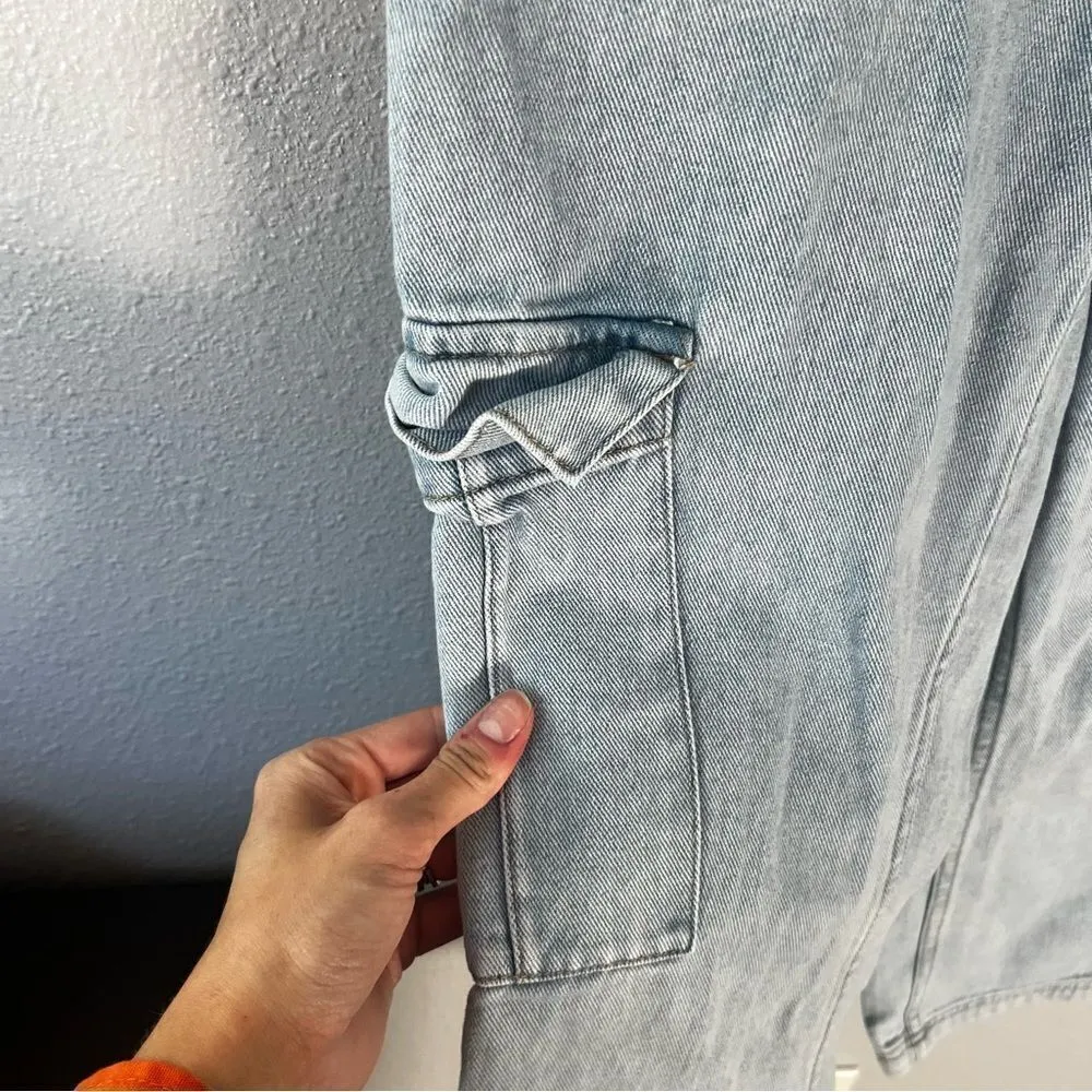 PacSun Straight Fit Cargo Jeans Hi Rise - Image 4