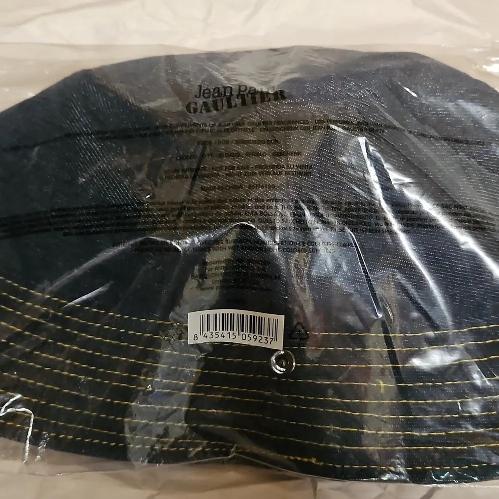 NIP! Jean Paul Gaultier 'Bob' Denim Bucket Hat Mens Or Womens - Image 8
