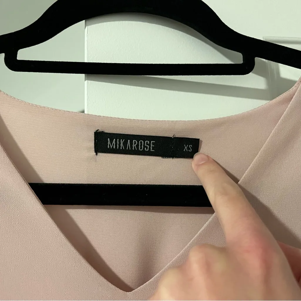 MikaRose Light Pink Maxi Dress - Image 3