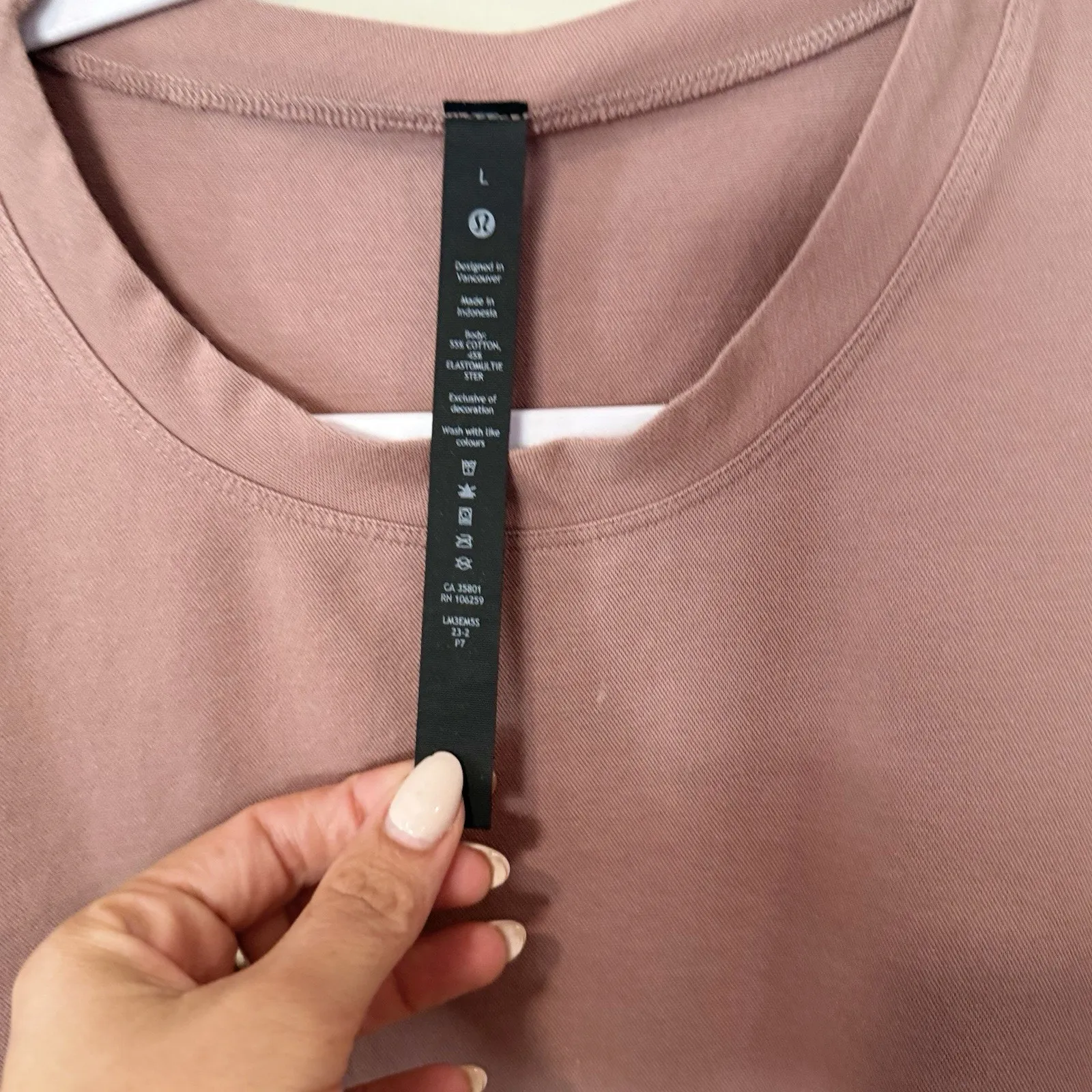 Lululemon Women Oversize Shirt Size Large 2387 - Image 3