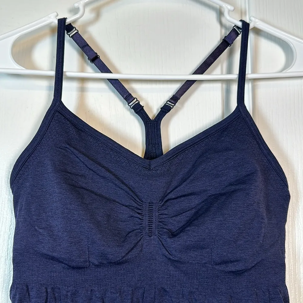 Lululemon Ebb & Flow Yoga Tank Top Deep Indigo Navy Blue Size 6 EUC #0590-OC - Image 4