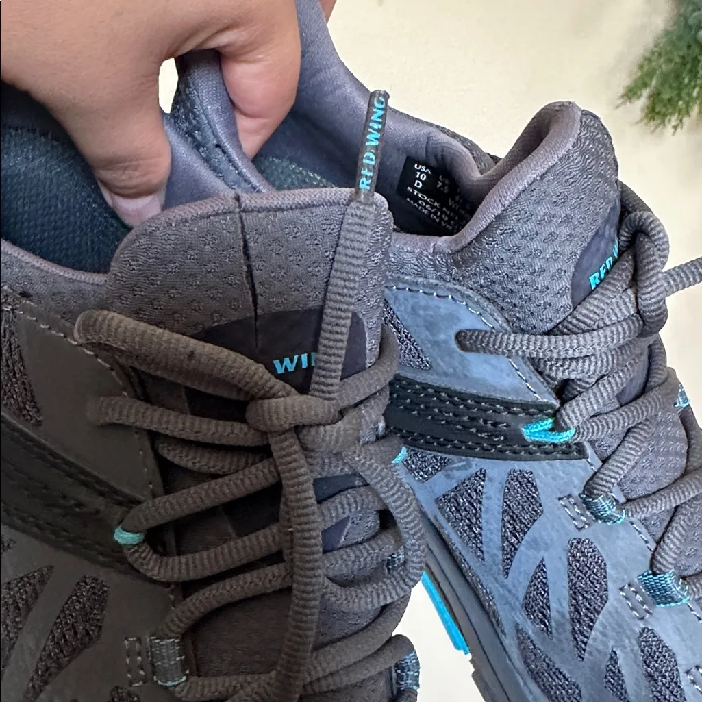 Red Wing Athletic Safety Work Shoes 10 CoolTech work shoes in gray blue size 10 Black - Image 4