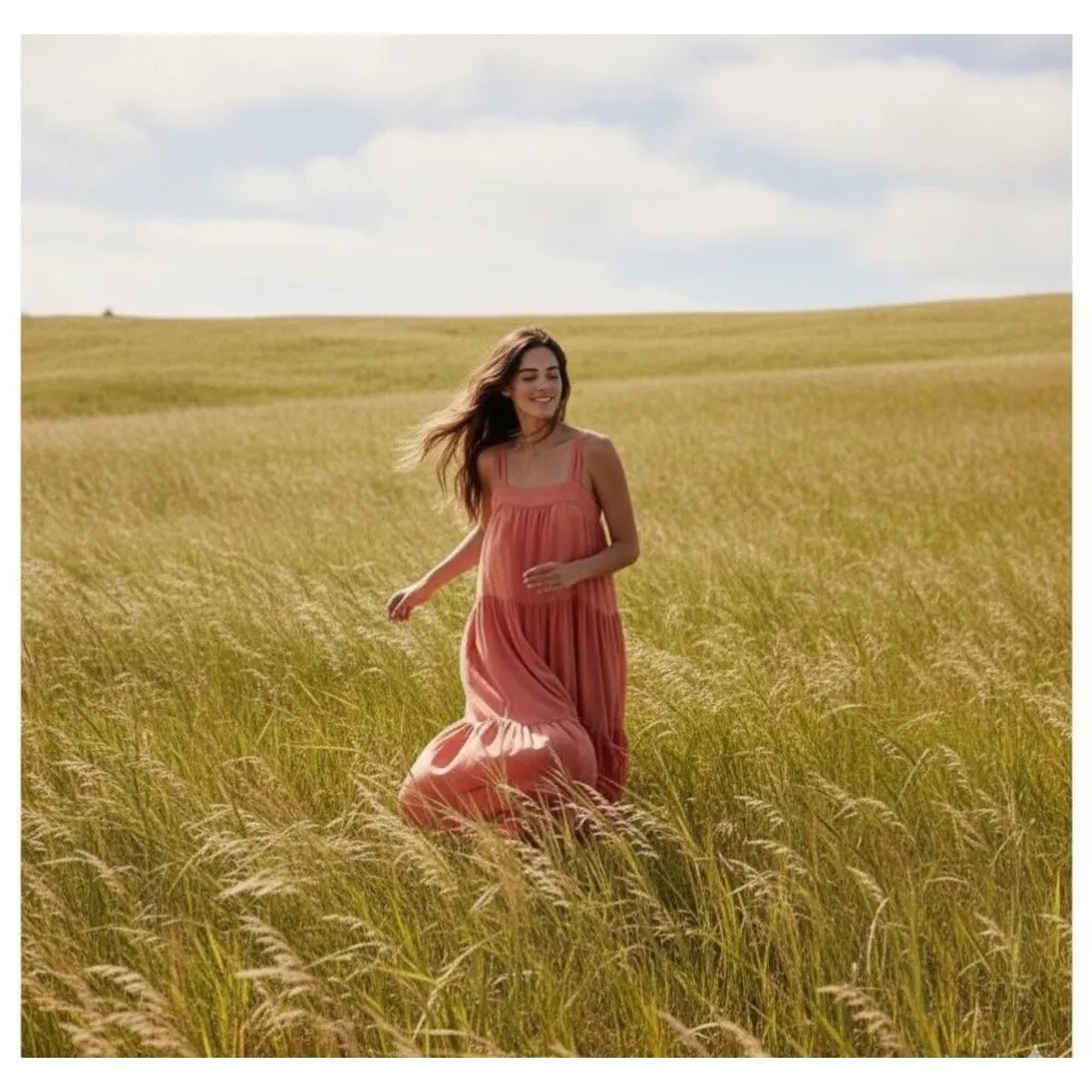 NWT Christy Dawn The Lulu in Thulian Tiered Prairie Maxi Tank Dress L - Image 3