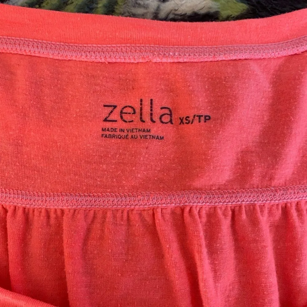 Zella atomic pink short sleeve top XS - Image 4