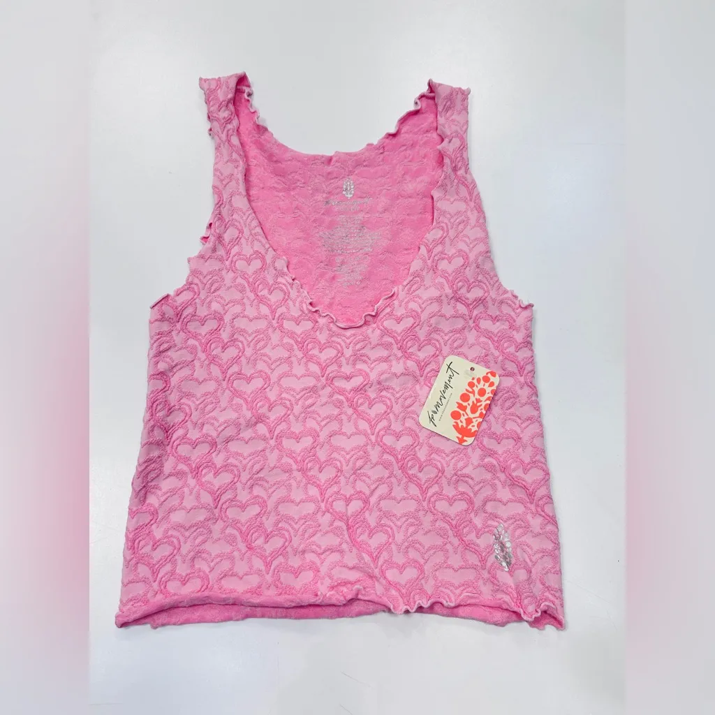 NWT Free People Heart Throb Cami in Powder Pink - Image 6