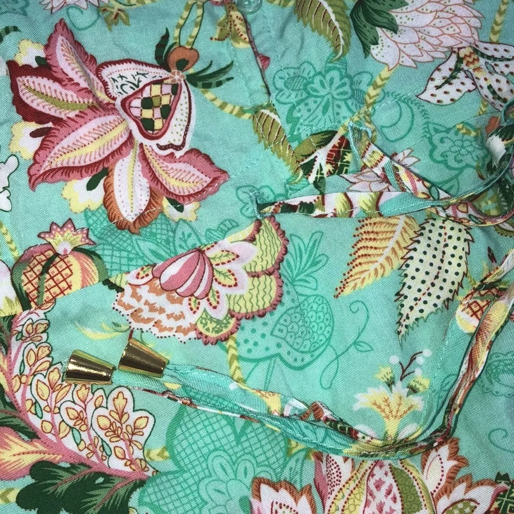 SUNDAY MI AMOR by Anthropologie size medium green floral maxi dress - Image 8
