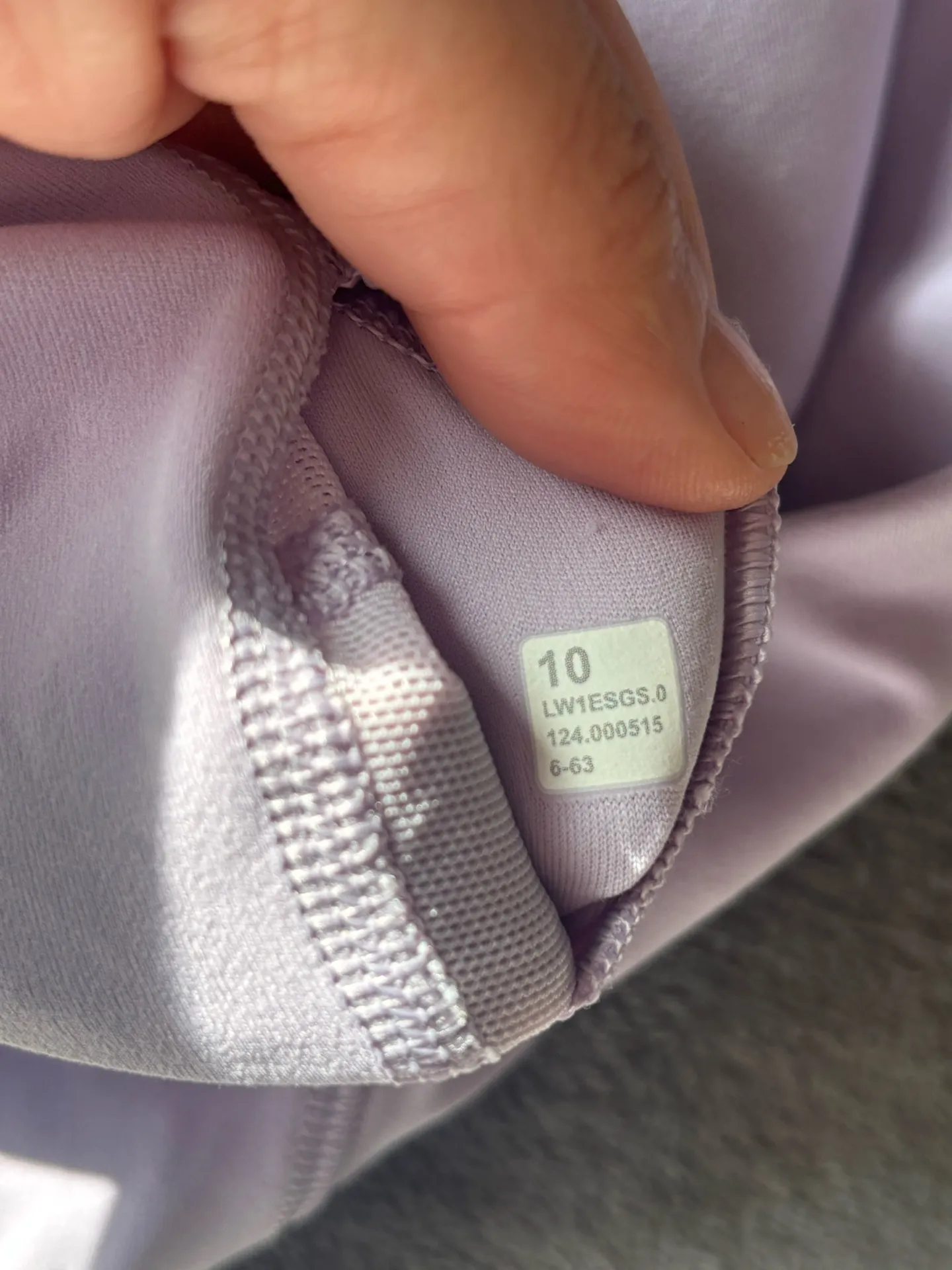 Lululemon Align Asymmetrical Tank - Lilac Grey - Size 10 - Image 5