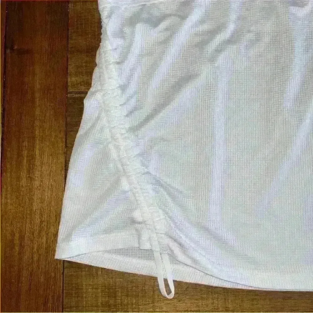 Fabletics Cashel Cinched Racerback Tank White Size 2XL - Image 3