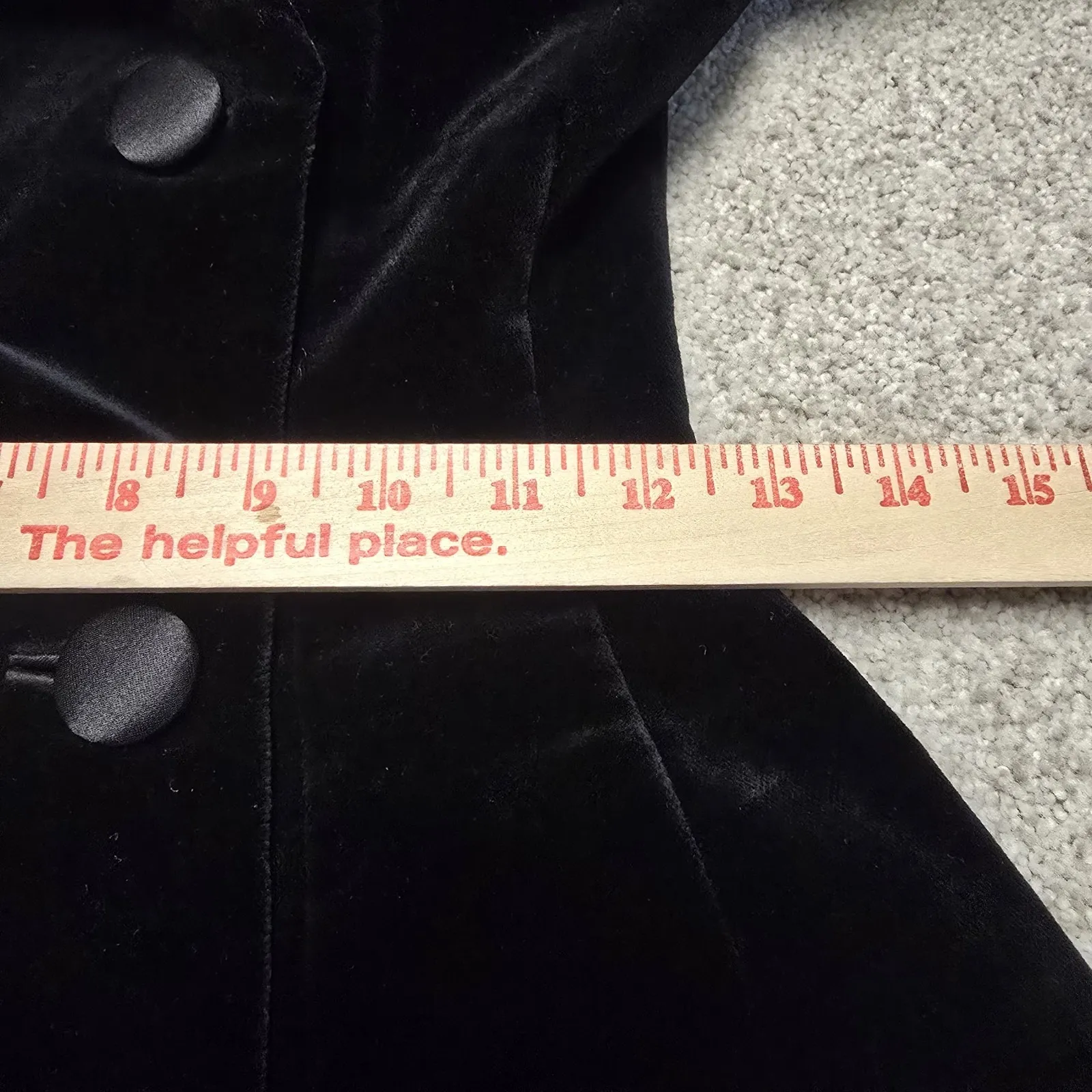 Marianna Senchina Womens Velvet Bohemian‎ Off Shoulder Jacket Dress Sz S NWT Black - Image 13