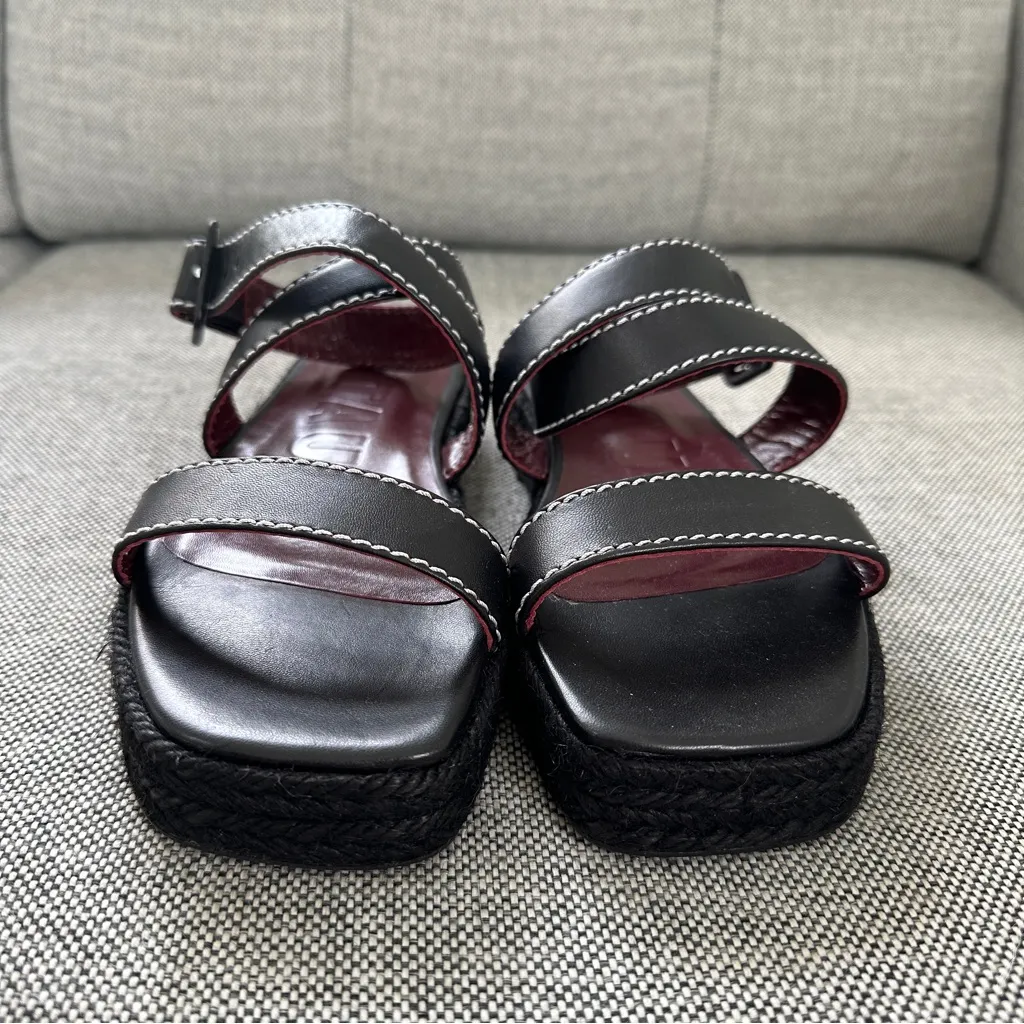 STAUD Lara Espadrille Sandals - Image 10