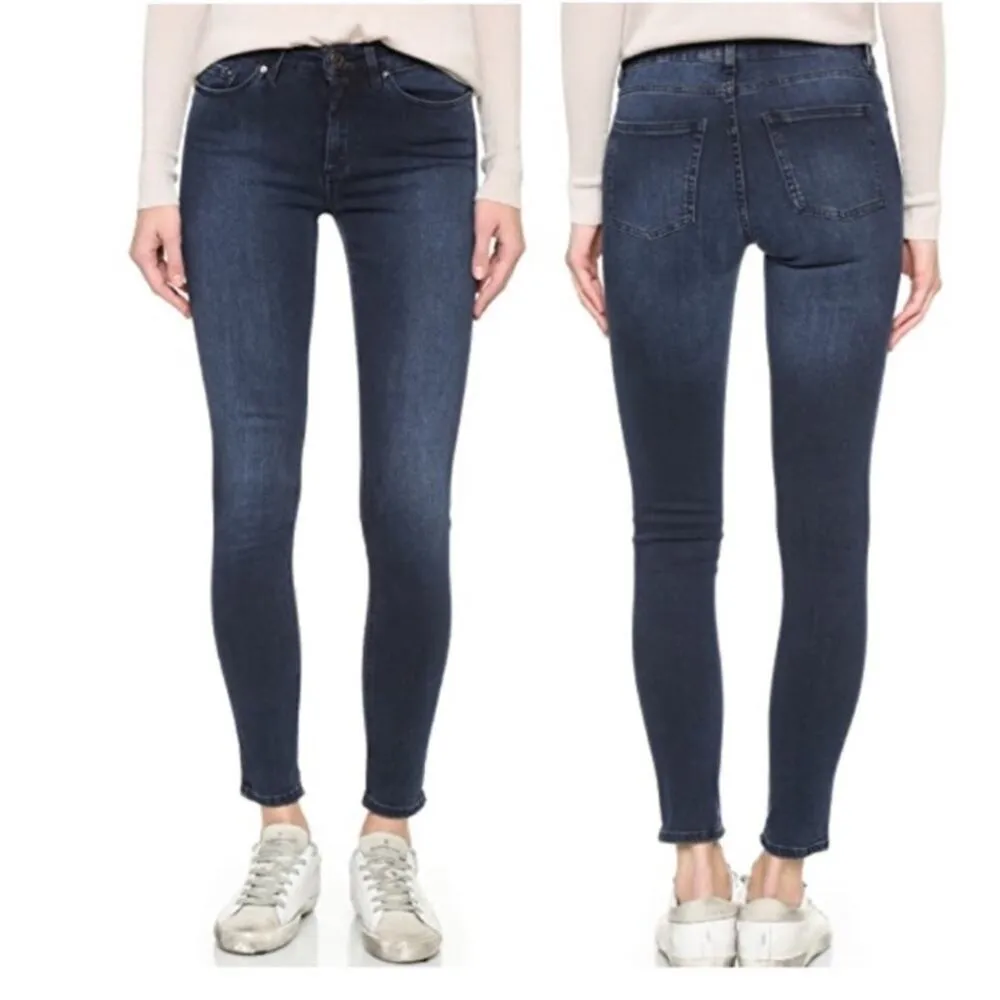 Acne Studios Skin 5 Deep Skinny Jeans Stretch Blue Denim Made in Italy Size 30 - Image 15