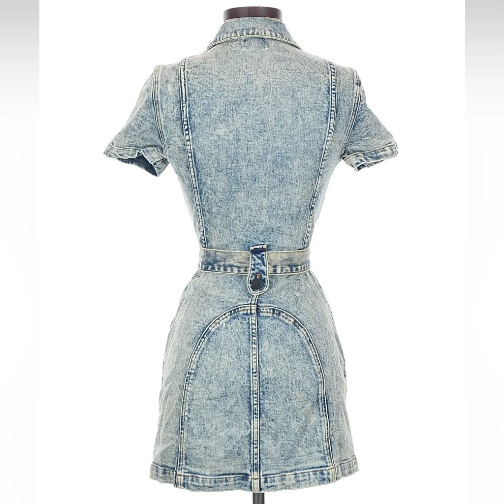 Alice + Olivia Blue Denim Dress - Image 2