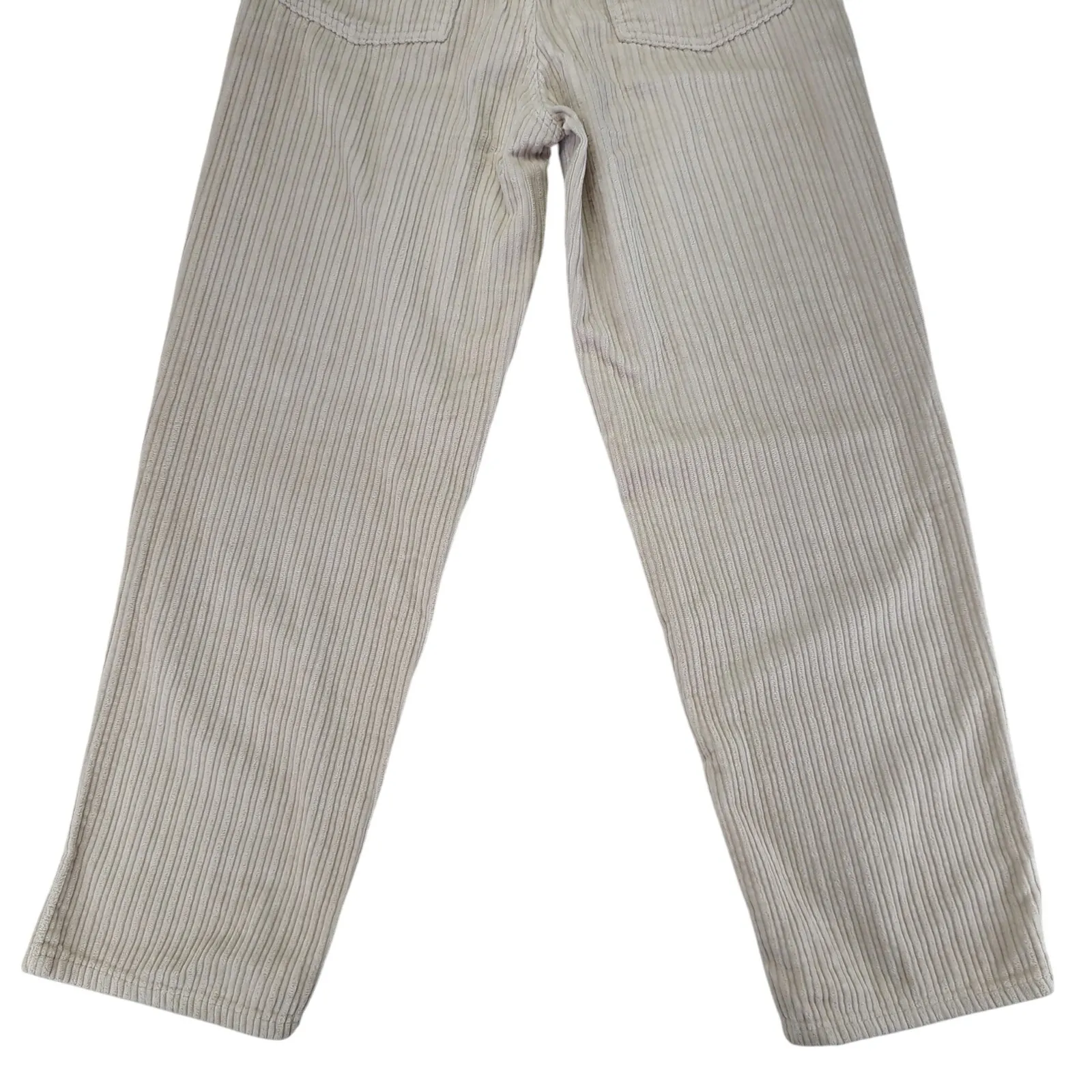 BDG High Rise Baggy Corduroy‎ Jeans Pants Women's Size 27 Cream Ecru - Image 6
