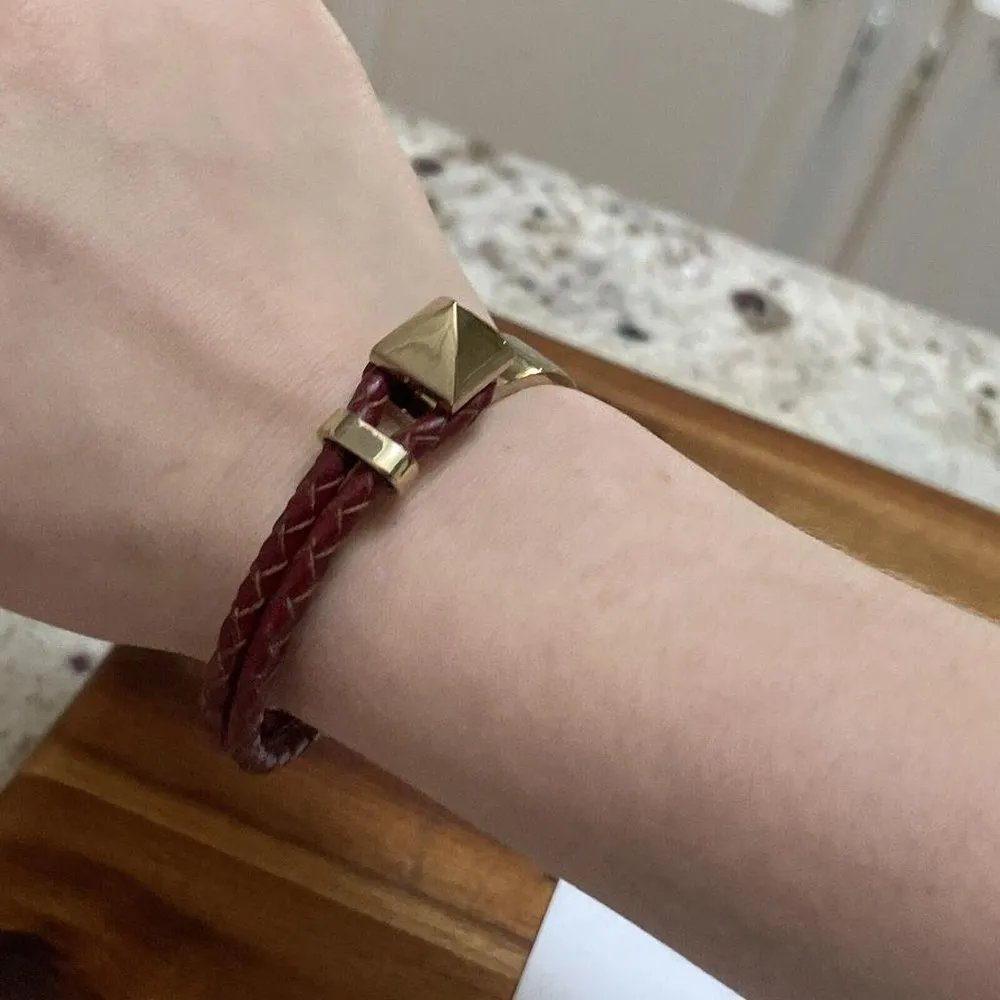 Signed The Limited Bracelet Gold Tone / Reddish Brown - Image 12