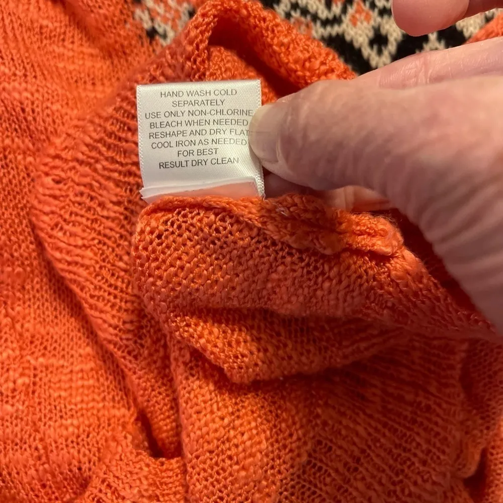 Pink Rose salmon colored antlered deer cute “ugly Christmas sweater” in Size S. - Image 7