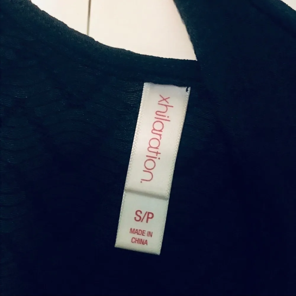 Xhilaration Black & White Patterned Bodycon Dress - Image 2