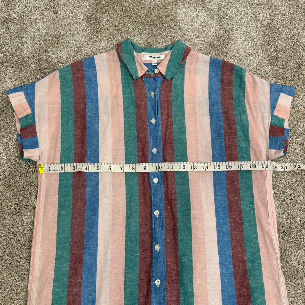 Madewell Central Shirtdress in Flagstaff Stripe - Image 13