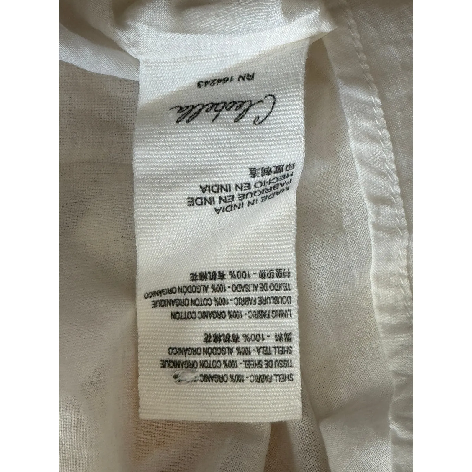 Cleobella Sadie Dress Watercolor Ikat Print‎ Puff Sleeves Size Medium - Image 11