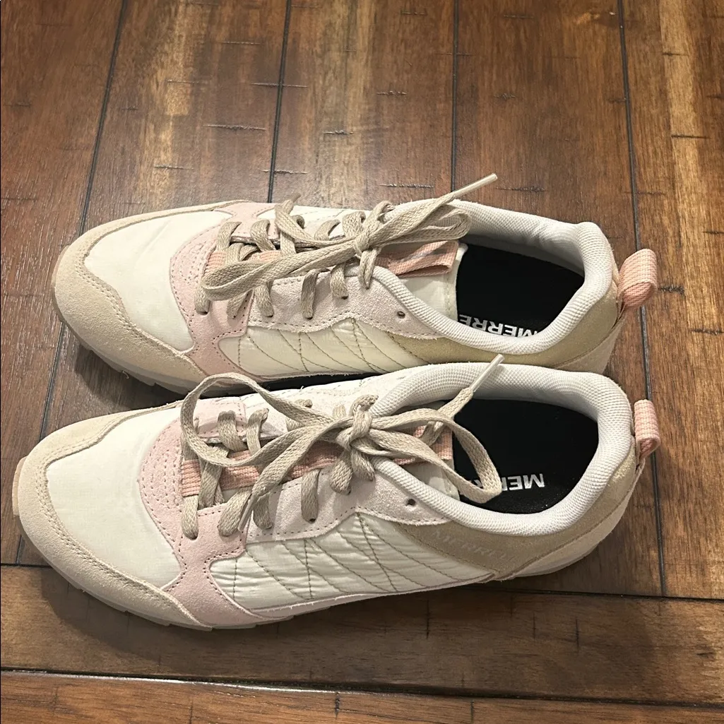 Merrell Oyster Rose Sneakers Women’s 9 Walking Trail Shoes Comfort Athletic EUC - Image 6