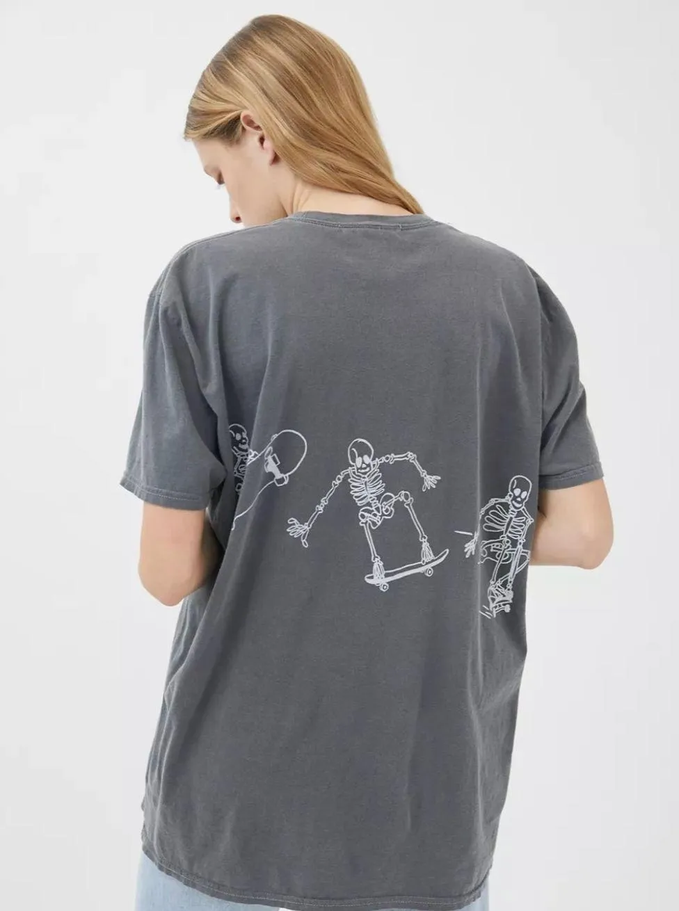 Urban Outfitters skateboarding skeletons tshirt💫 - Image 3