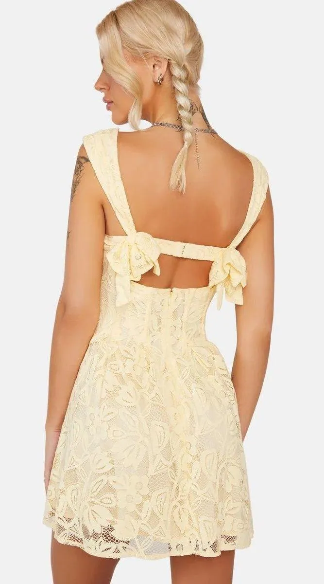 For Love & Lemons  August Mini Dress - Image 6