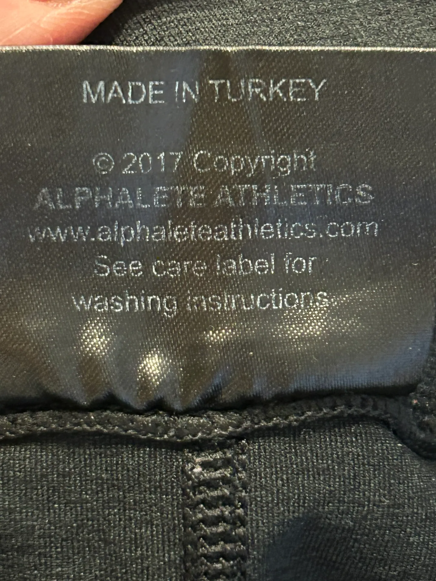 Alphalete dark grey high waisted leggings, S - Image 5