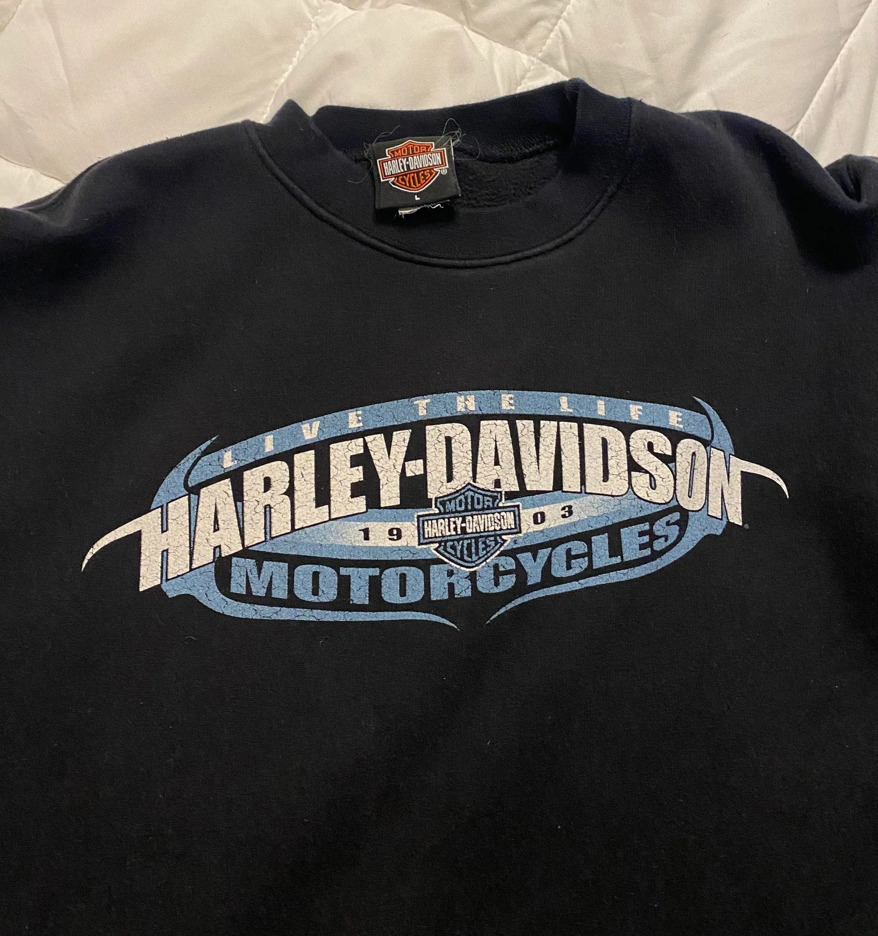 Harley Davidson Vintage Pullover - Image 2