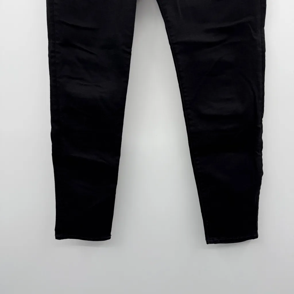 Veronica Beard Debbie Button Fly High Rise Skinny Jeans in‎ Raven Black Sz 29/8 - Image 5