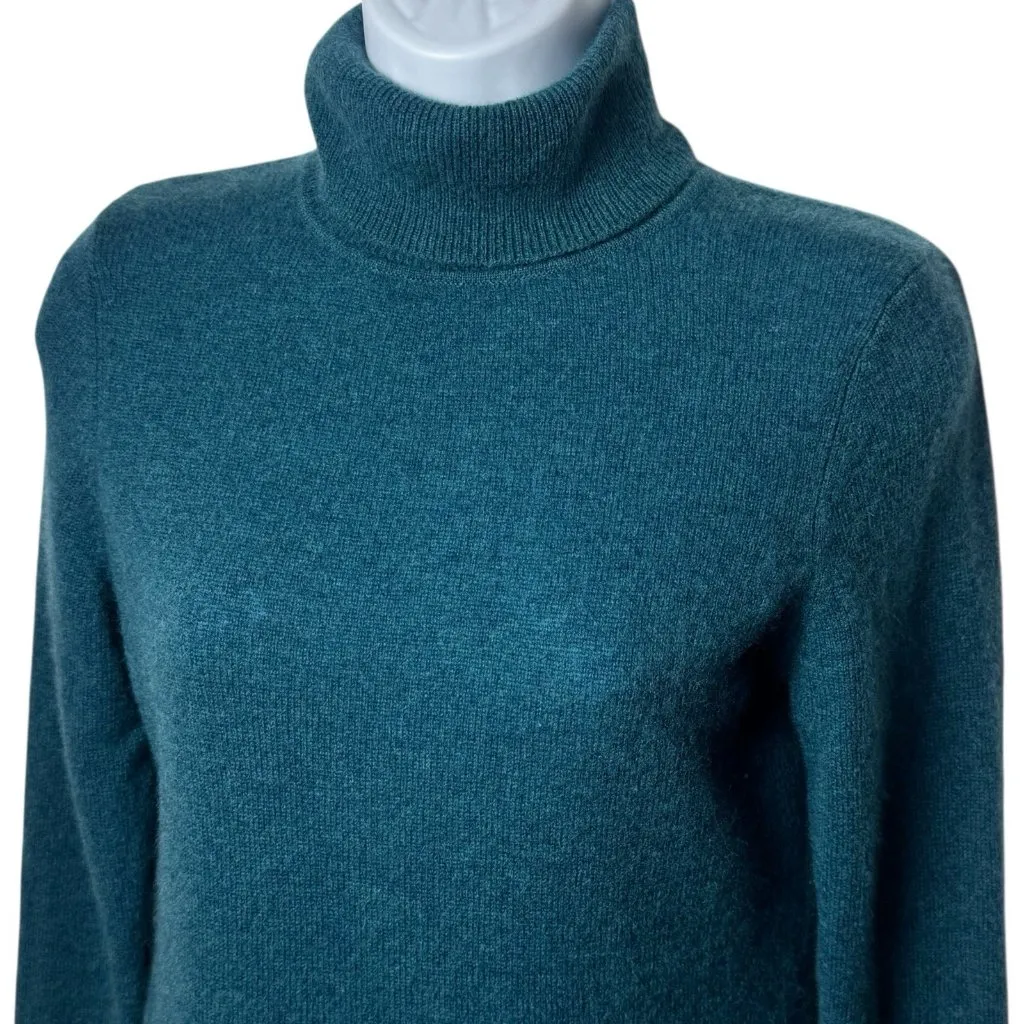Charter Club 100% Cashmere Turtleneck Sweater  Luxury Cozy Cabincore Holiday XS - Image 3