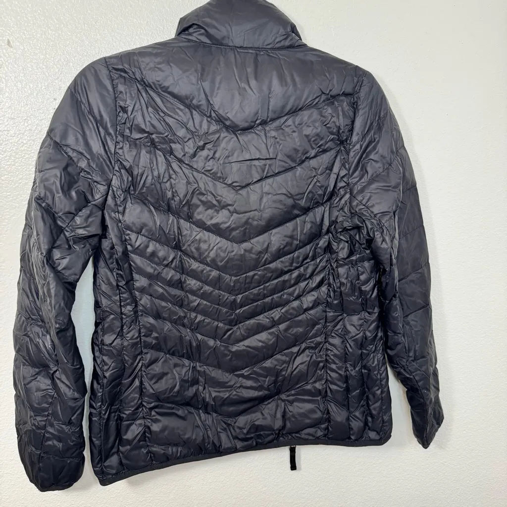 Abercrombie & Fitch Navy down packable puffer jacket - Image 10