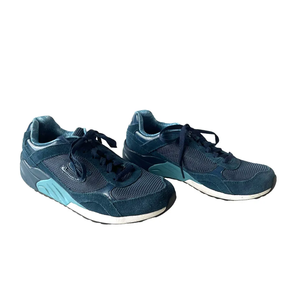 Skechers 611 Great Heights Womens Sneakers Size 7 Navy Memory Foam Air Cooled - Image 8