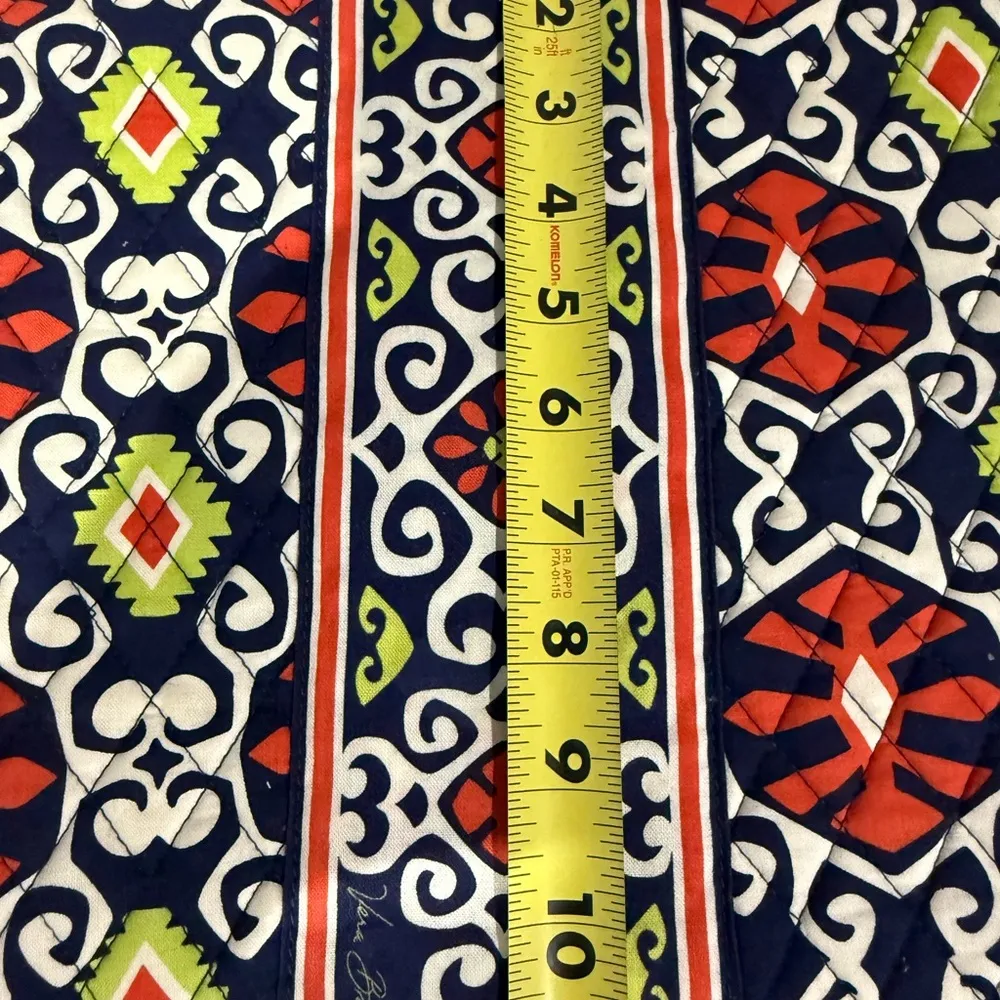 Vera Bradley Sun Valley Laptop Case Soft Sleeve Zip Case Quilted w/ Pocket 14” O - Image 8