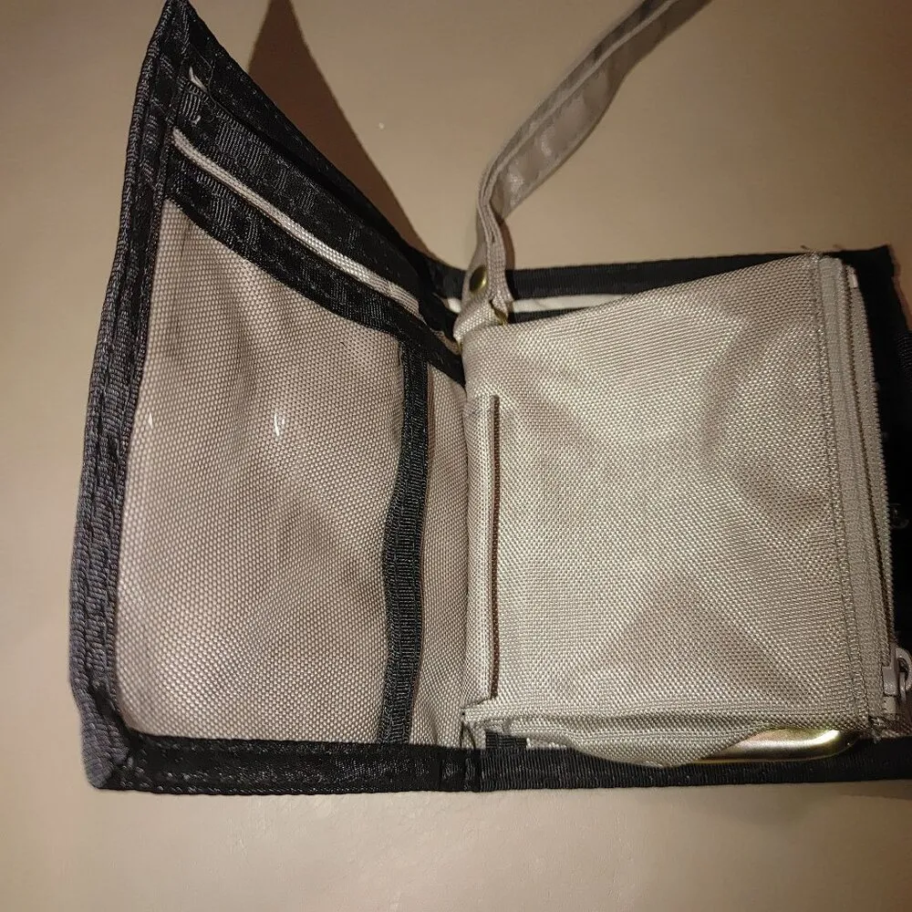 Boyt Break Away Bi Fold Wallet Wristlet Strap Coin Pocket Vintage Brown Red - Image 8