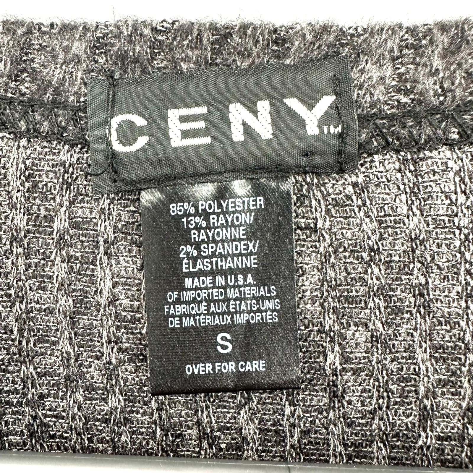 CENY size small long sleeve ribbed sweater dress gray New with‎ tags nordstrom - Image 3