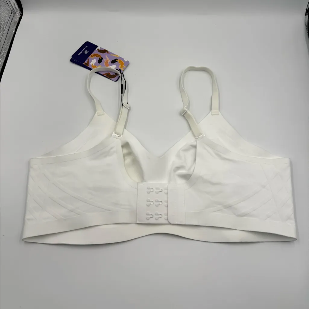 Honeylove Silhouette Bra White Size L - Image 5