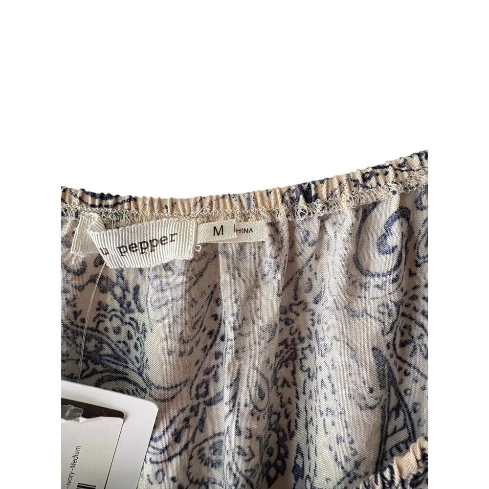 Blu Pepper  Printed Romper Medium - Image 4