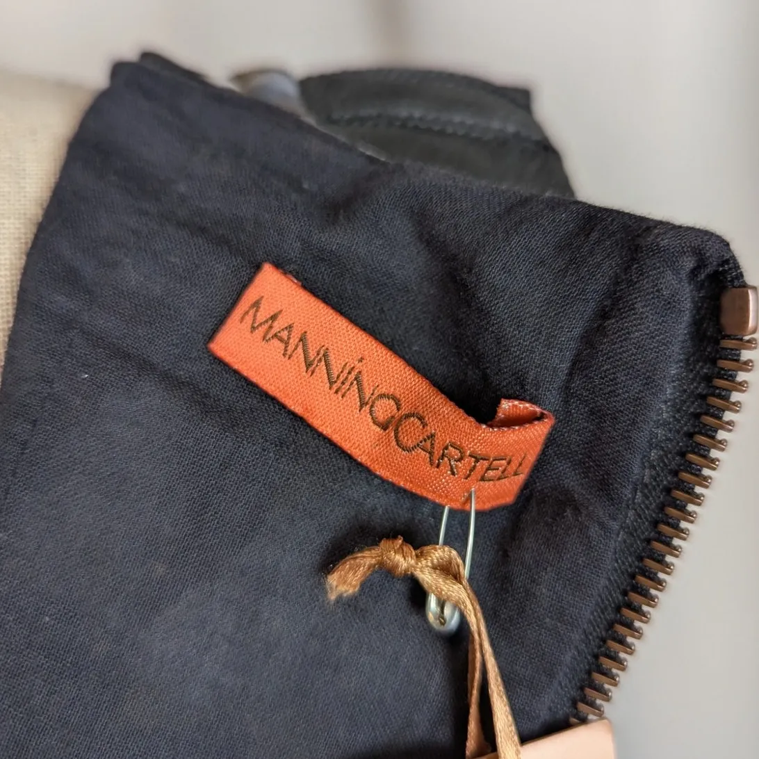 Manning Cartell Blurred Vision Floral Print Sheath Dress Gray Blue Size 4 - Image 4