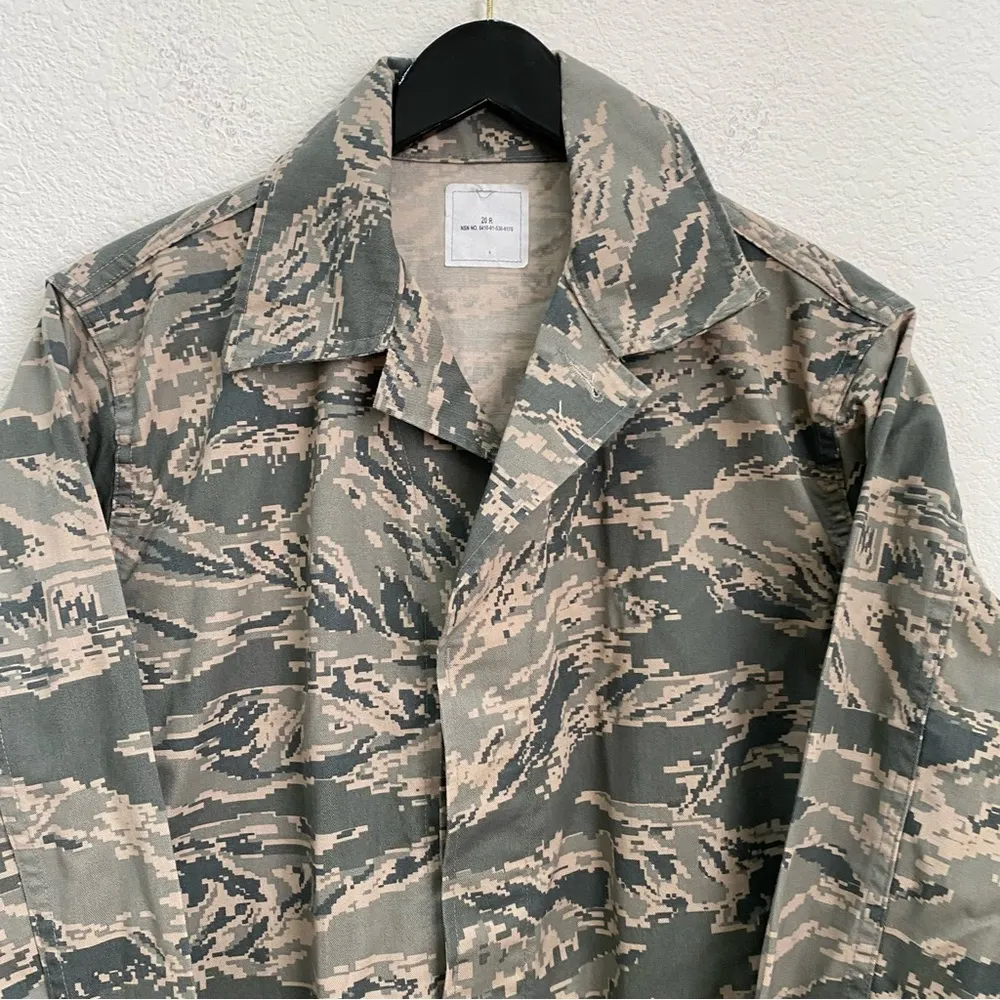 Air Force Uniform Coat Maternity Utility Tiger Stripe Camouflage Size 20R - Image 5