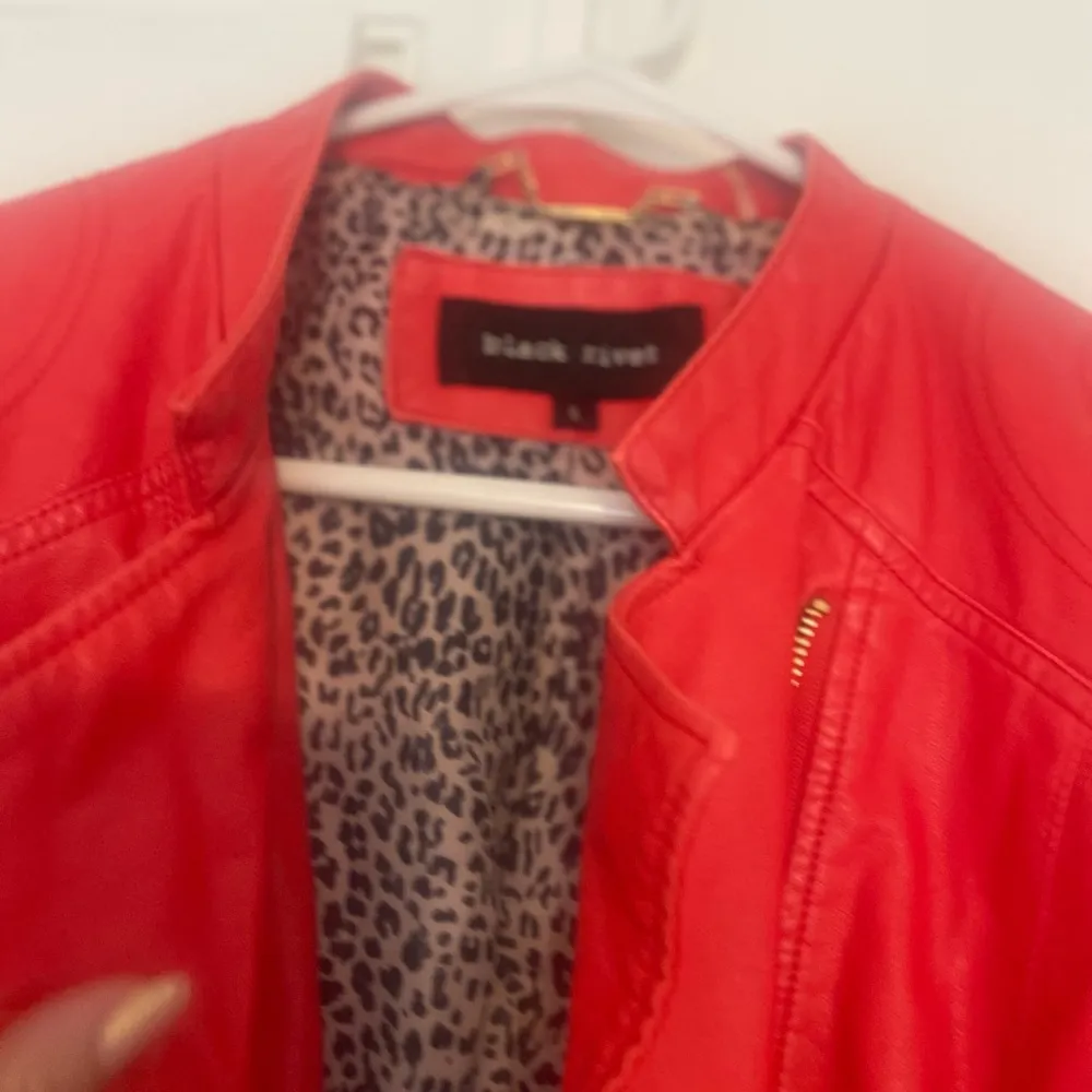 | Beautiful faux leather jacket - Image 3