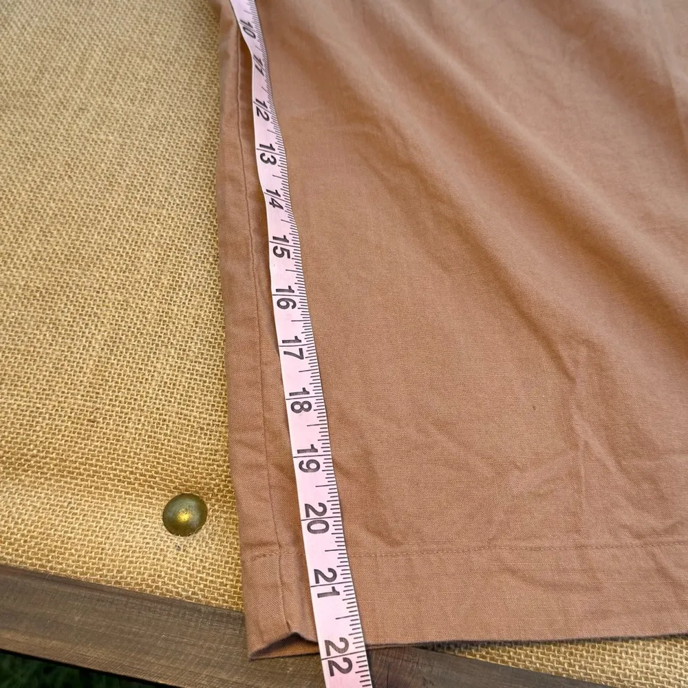 The Drop Women's High Waisted Cropped Wide Leg Pant by Paola Alberdi Pants XS Tan - Image 8